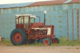 rusty tractor